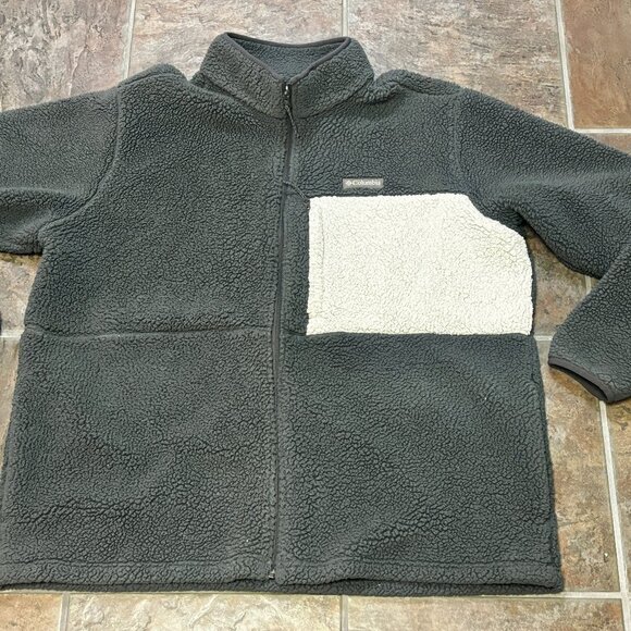 Columbia Sherpa Teddy Jacket Fleece Red Full Zip Size Women's XXL  ******SHIPPIN - Picture 1 of 4